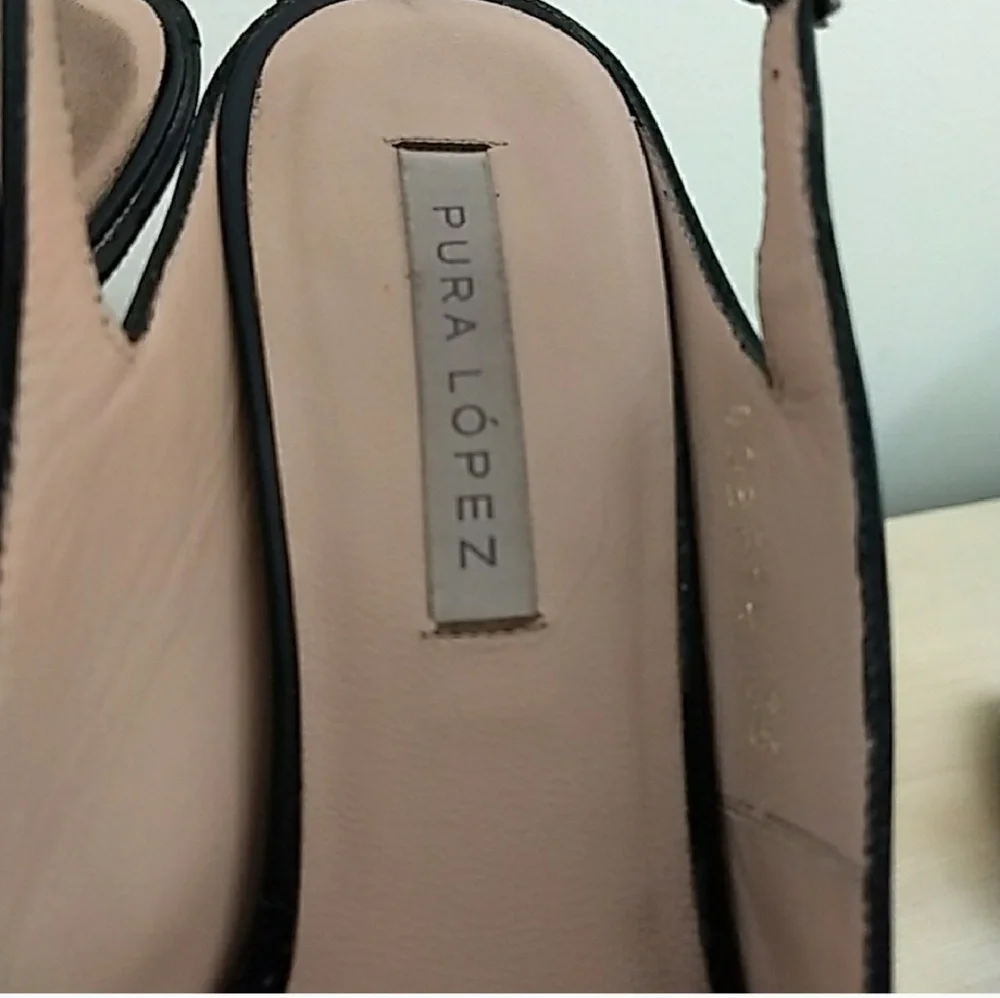 Italian Leather sandals snake python pattern - Picture 6 of 8